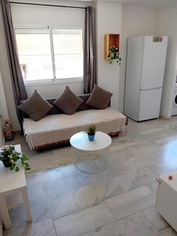 A seating area at Apartamento Sostoa 1