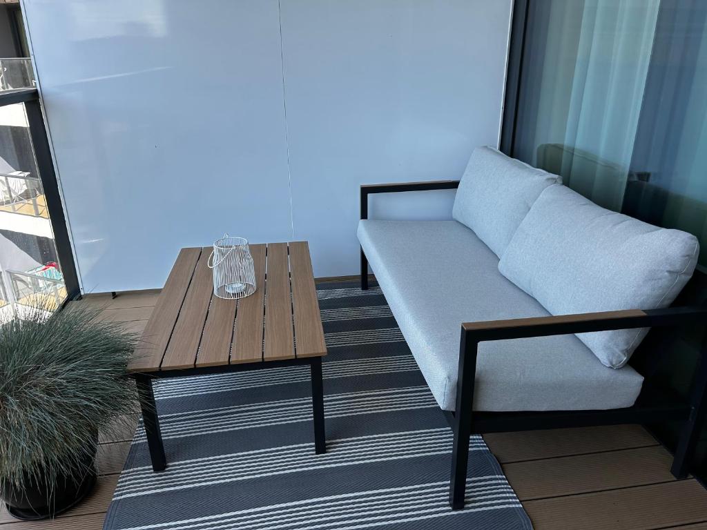 Posedenie v ubytovaní Seaside Park Hotel Kołobrzeg apartament 27 metrów radości