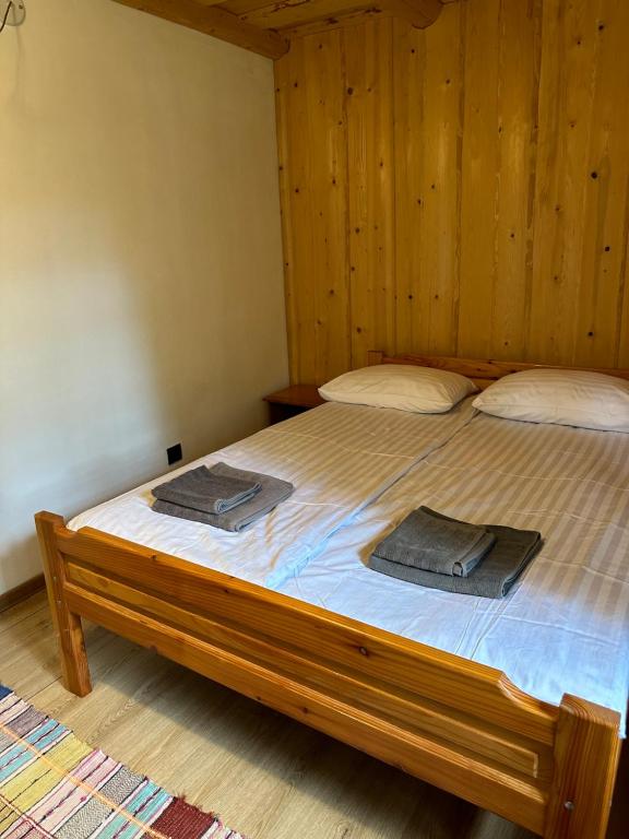 Postel nebo postele na pokoji v ubytování Plai