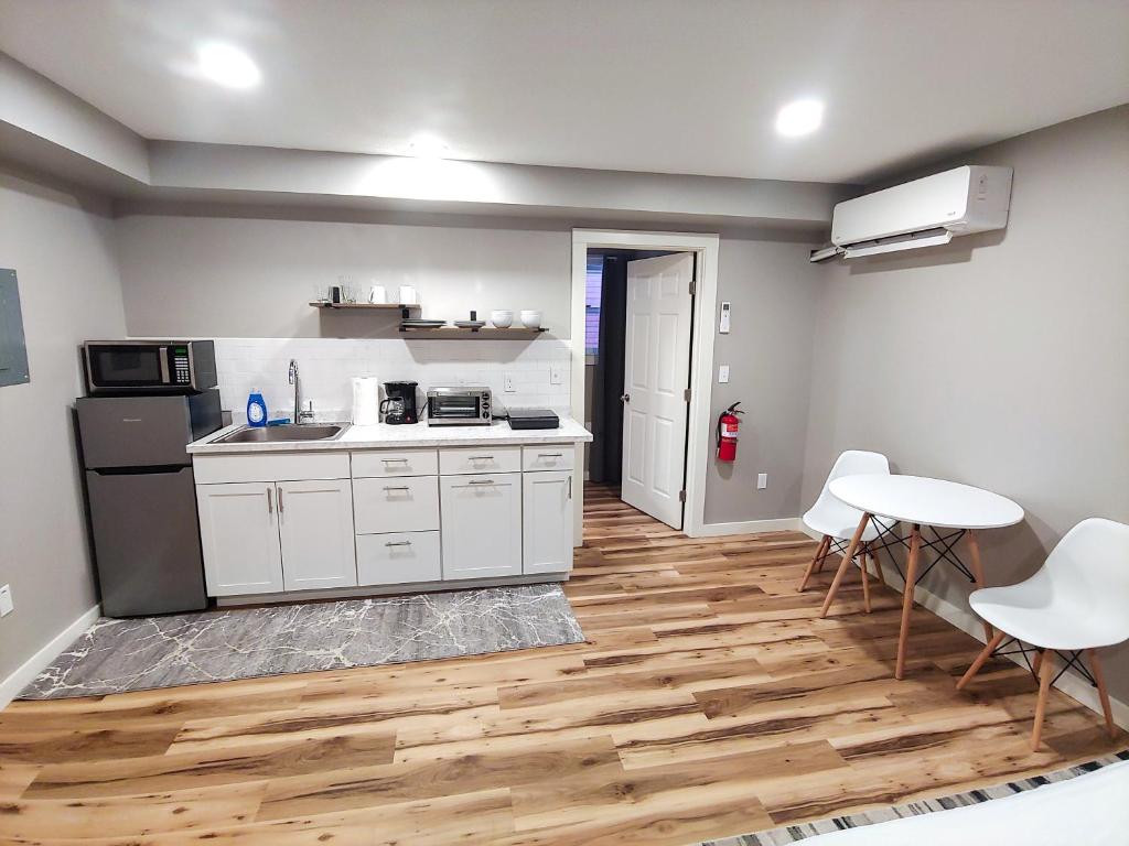 Kuchyň nebo kuchyňský kout v ubytování Vermont Suites