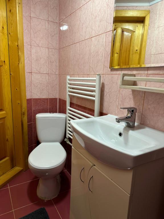 Koupelna v ubytování Plai