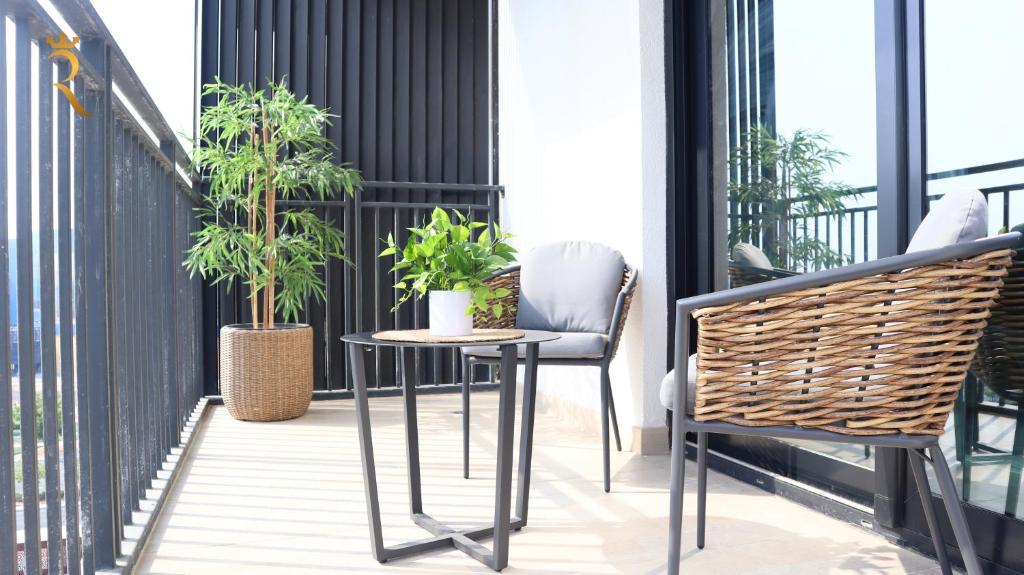Balkon oz. terasa v nastanitvi Cozy 1BR Apartment Yas Island