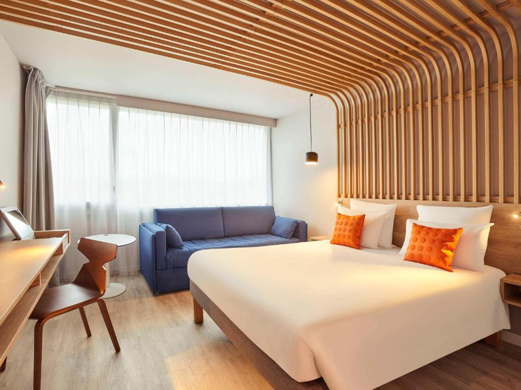 Postel nebo postele na pokoji v ubytování Novotel Thalassa Le Touquet