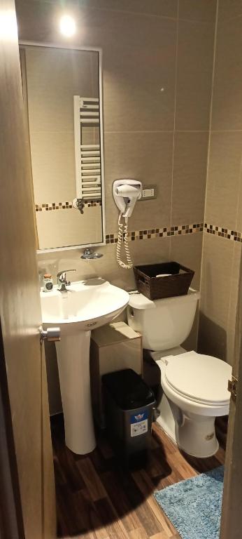 Koupelna v ubytování Hotel Centrico 734