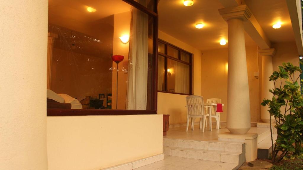 Balkón nebo terasa v ubytování Janishi Residencies