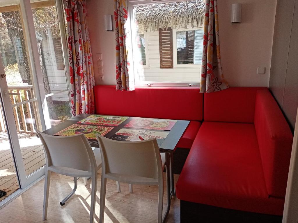 Posezení v ubytování Mobil-home