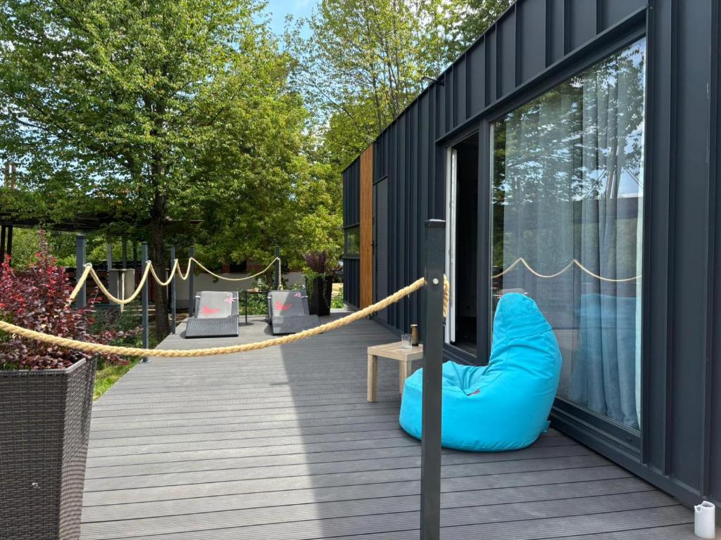 Balkón nebo terasa v ubytování rishko resort