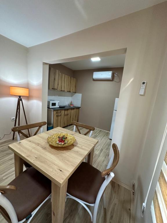 Kuchyň nebo kuchyňský kout v ubytování Apartman Pogled Arilje