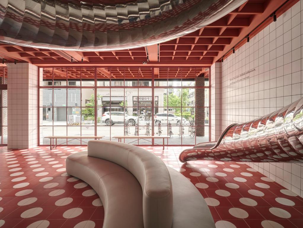Posezení v ubytování Reddot Hotel