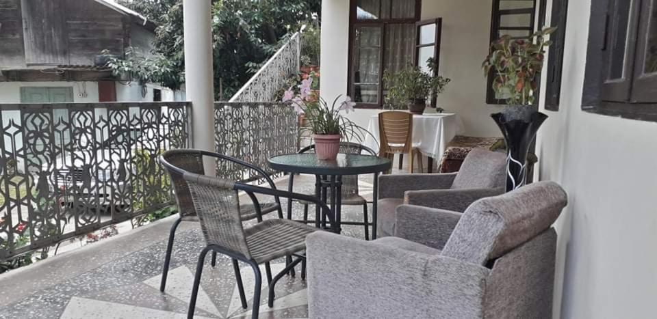 Balkón nebo terasa v ubytování Guest house lia