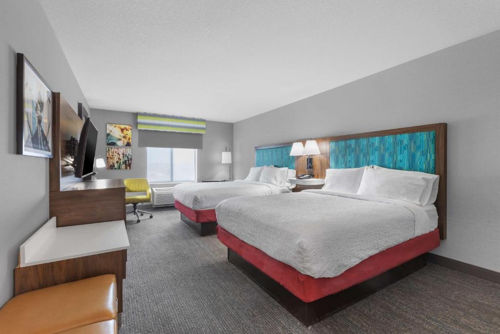 Postel nebo postele na pokoji v ubytování Hampton Inn Pendleton