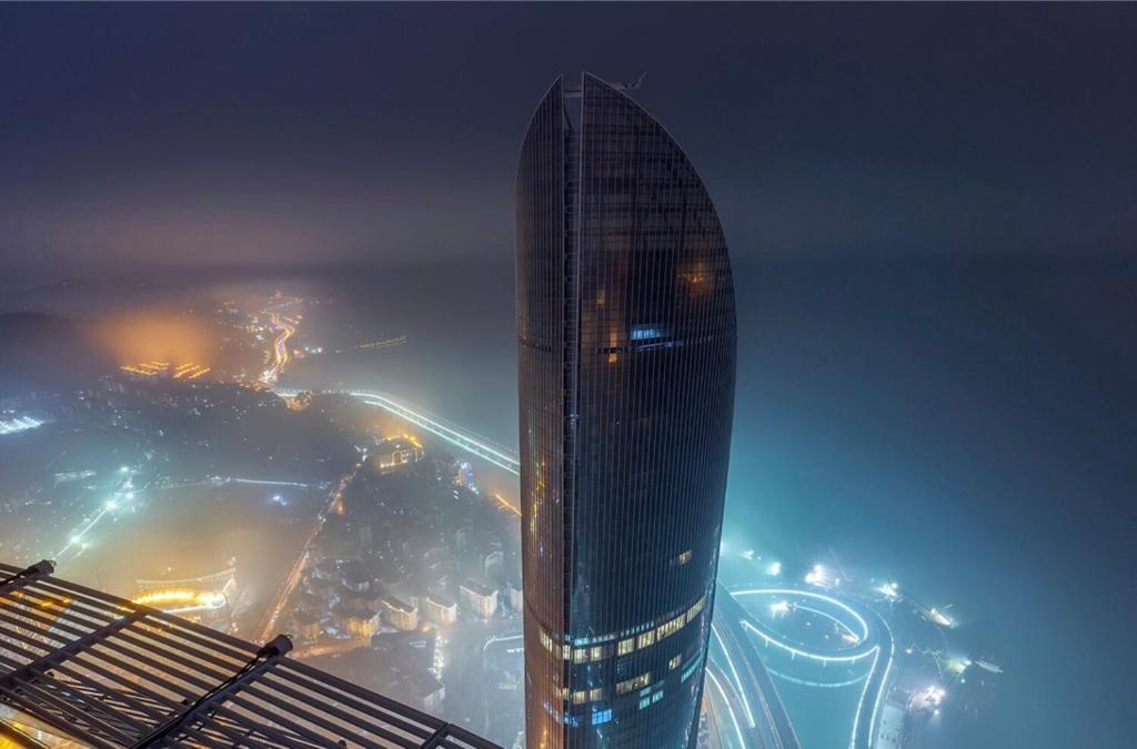 Letecký snímek ubytování Xiamen Ocean View Suite - Xiamen University Twin Towers Branch