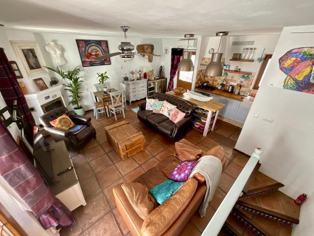 Posezení v ubytování Mijas Pueblo Cosy Townhouse, sleeps 4
