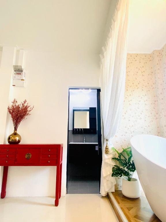 Koupelna v ubytování Virawan home villa ที่พักเกาะล้าน