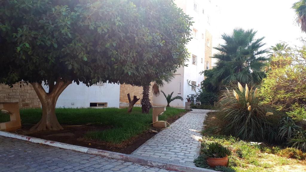 Zahrada ubytování Appartement bord de mer à Nabeul