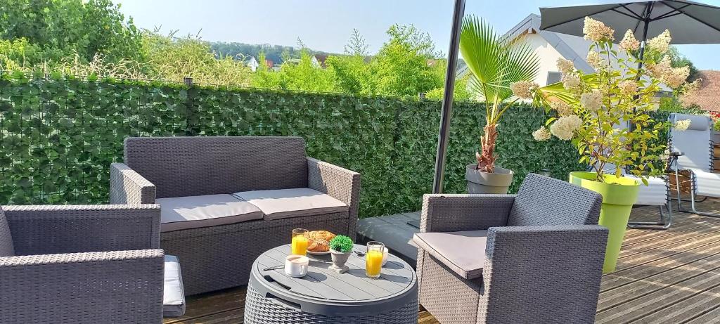 Photo de la galerie de l'établissement Gîte le Bambou Jama, à Aspach-le-Haut