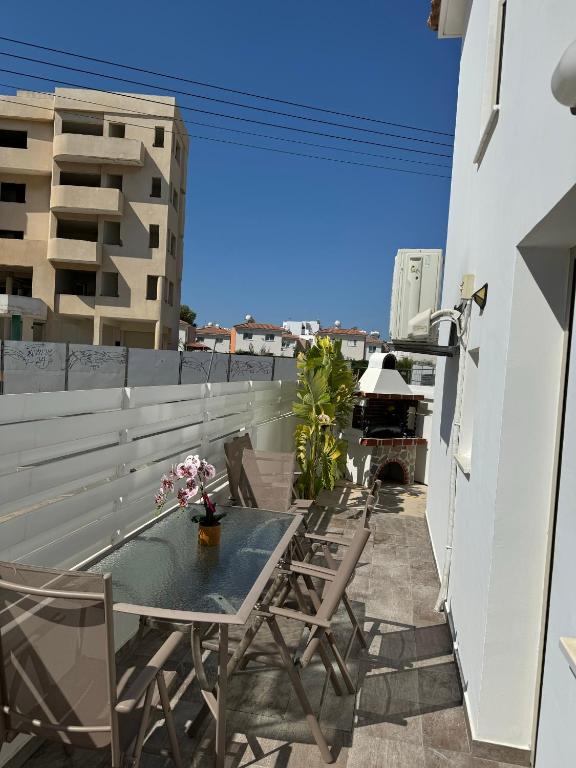 Balkón nebo terasa v ubytování Villa Naxos