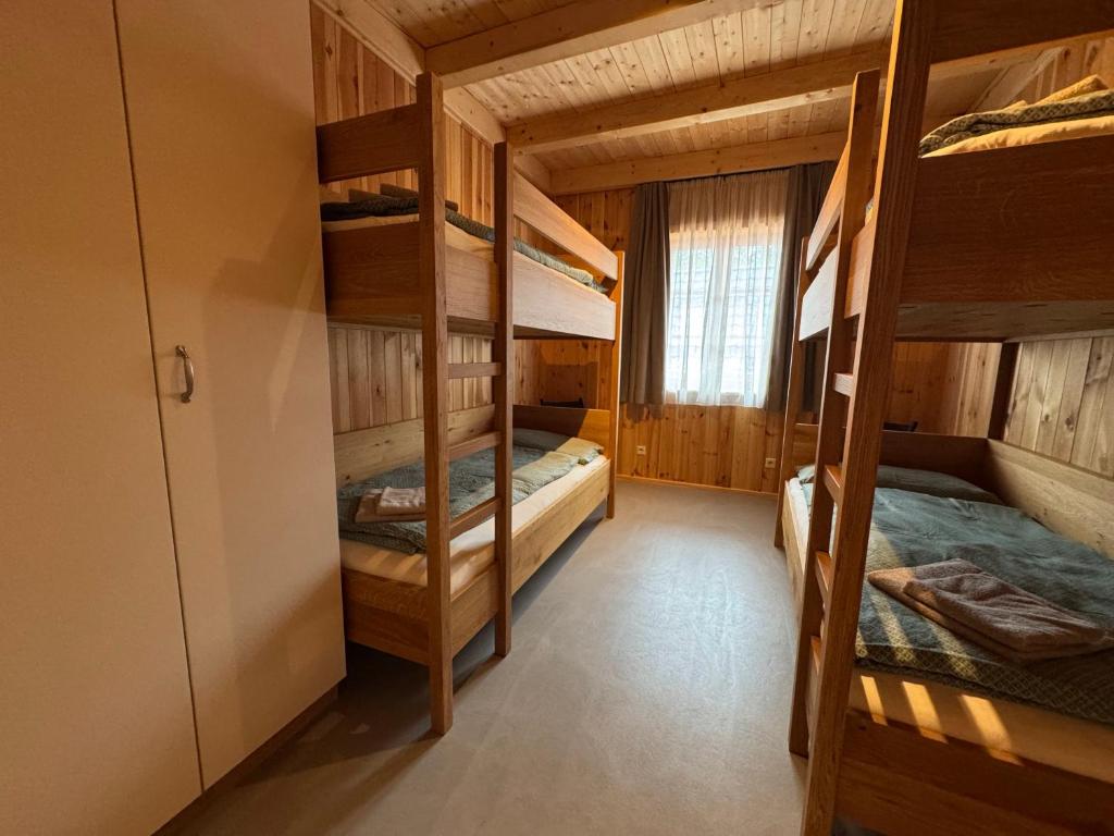 Postel nebo postele na pokoji v ubytování Bio-Hof Lexmühle