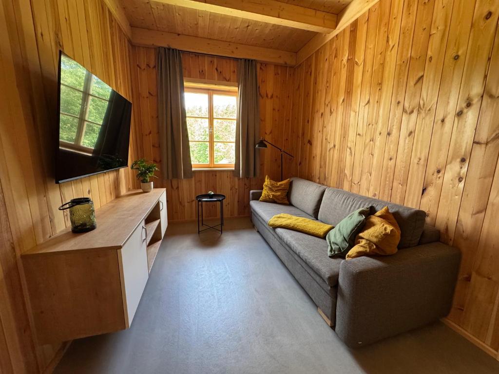 Posezení v ubytování Bio-Hof Lexmühle