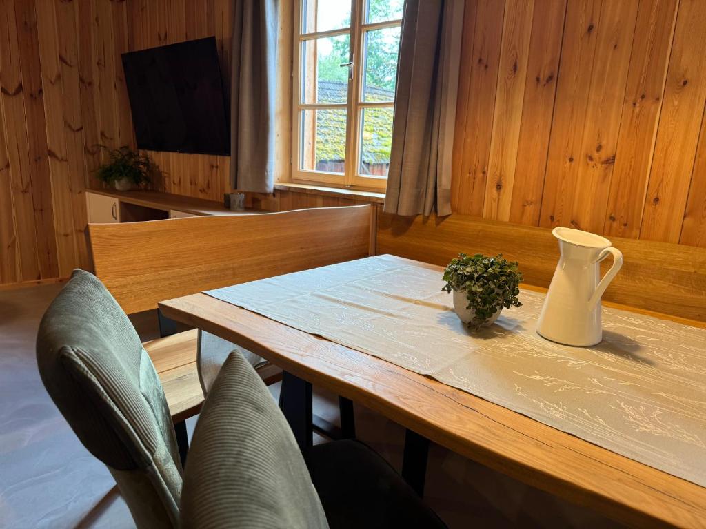 TV a/nebo společenská místnost v ubytování Bio-Hof Lexmühle
