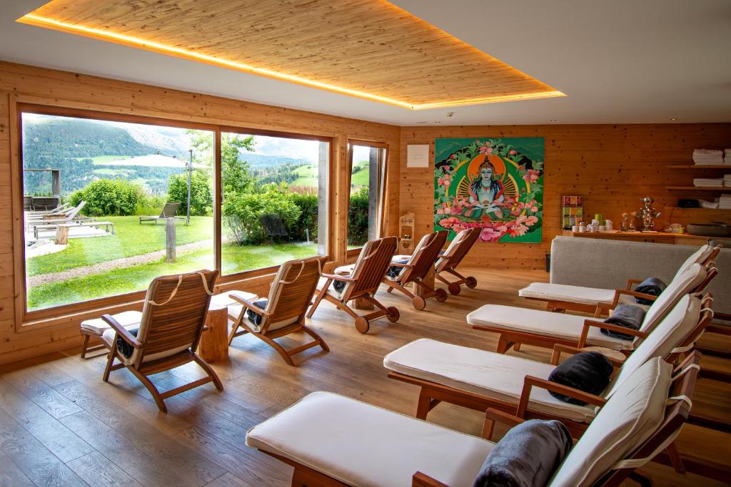 Posezení v ubytování Hotel-Chalet Pennhof