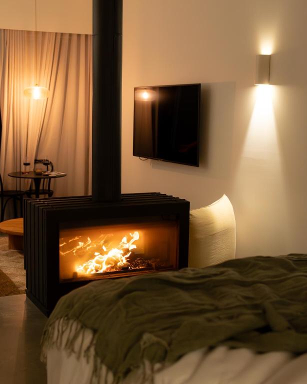 Postel nebo postele na pokoji v ubytování Edge Luxury Villas