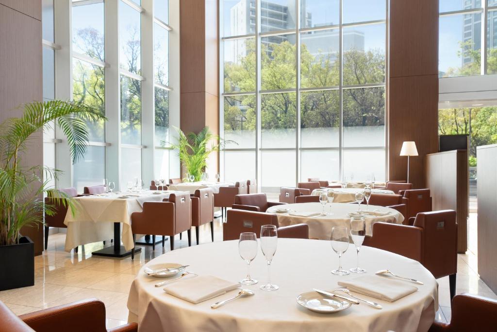 Restaurace v ubytování Oriental Hotel Hiroshima