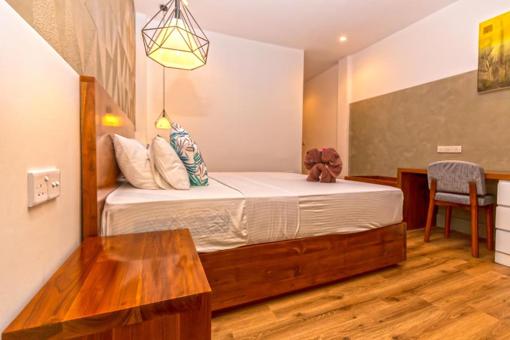 Postel nebo postele na pokoji v ubytování leisure Mount View