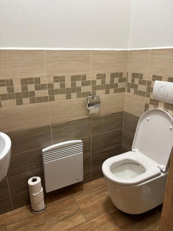 Koupelna v ubytování Apartmán pod Pálavou