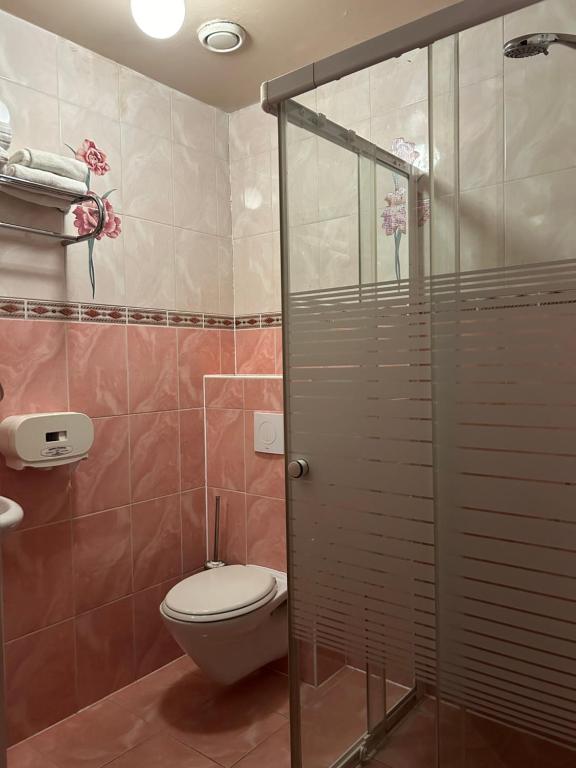 Koupelna v ubytování Hotel Isis