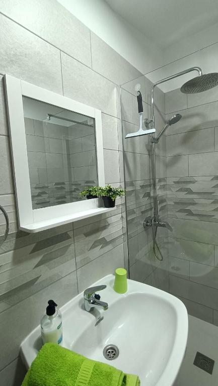 Koupelna v ubytování Casa Trasmallo