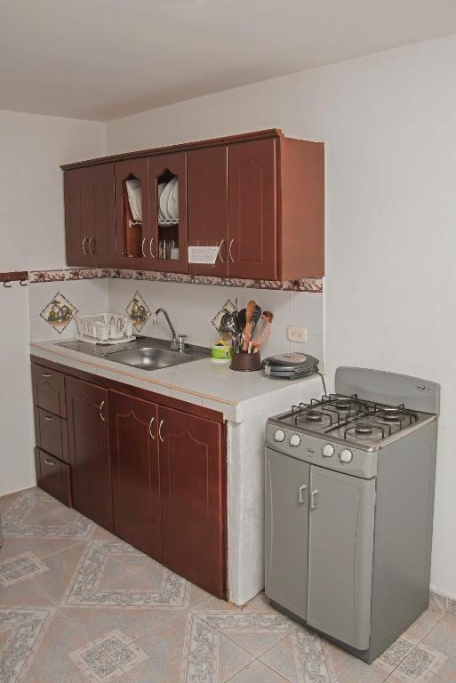 Kuchyň nebo kuchyňský kout v ubytování Casa María - Hotel Boutique