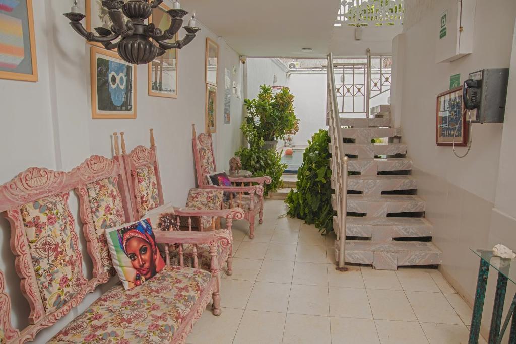 Posezení v ubytování Casa María - Hotel Boutique
