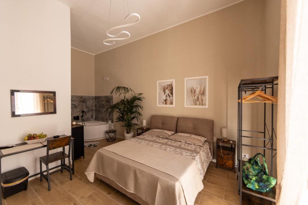 Postel nebo postele na pokoji v ubytování casa turistica l'etoile