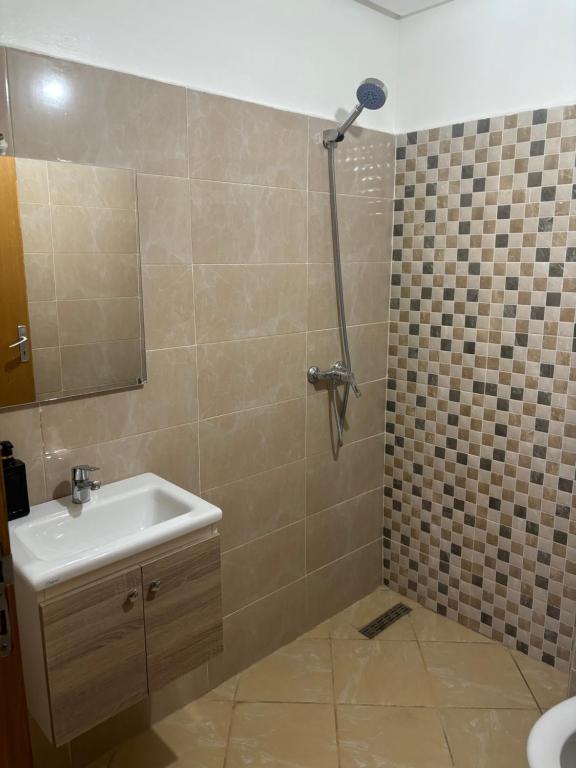 Ένα μπάνιο στο Appartement familial neuf