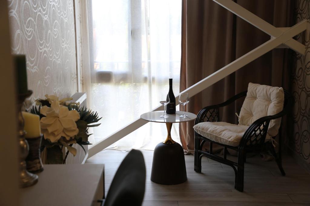 Posezení v ubytování Hotel Saguramo Bliss