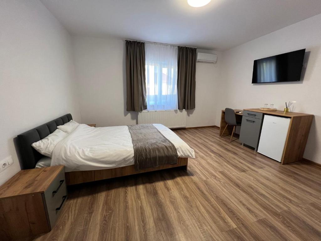 Postel nebo postele na pokoji v ubytování Salin Home
