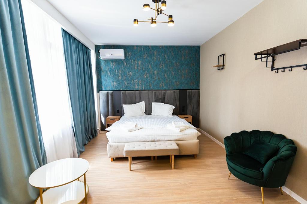 Postel nebo postele na pokoji v ubytování Central Rooms