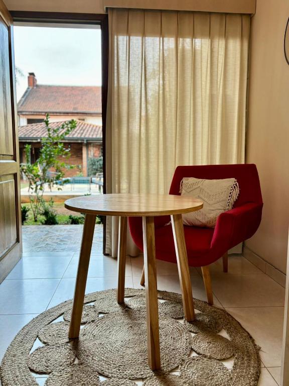 Posezení v ubytování De la Mora Hostal