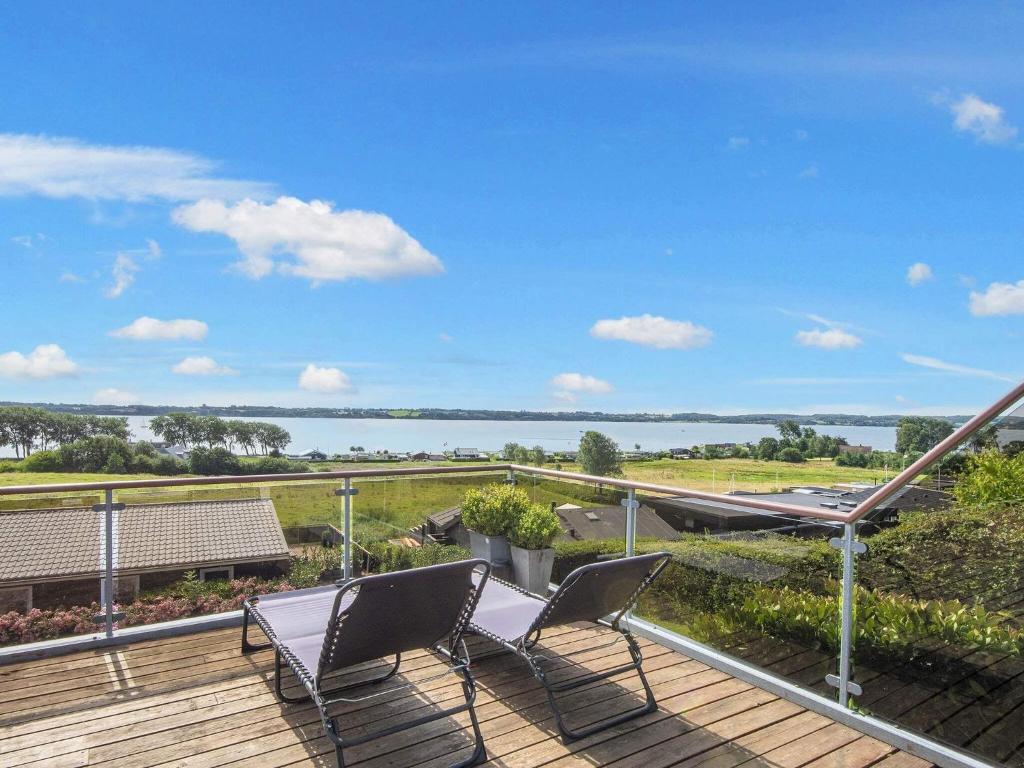 Balkón nebo terasa v ubytování Holiday home Aabenraa LXXV