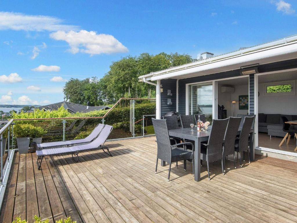 Balkón nebo terasa v ubytování Holiday home Aabenraa LXXV