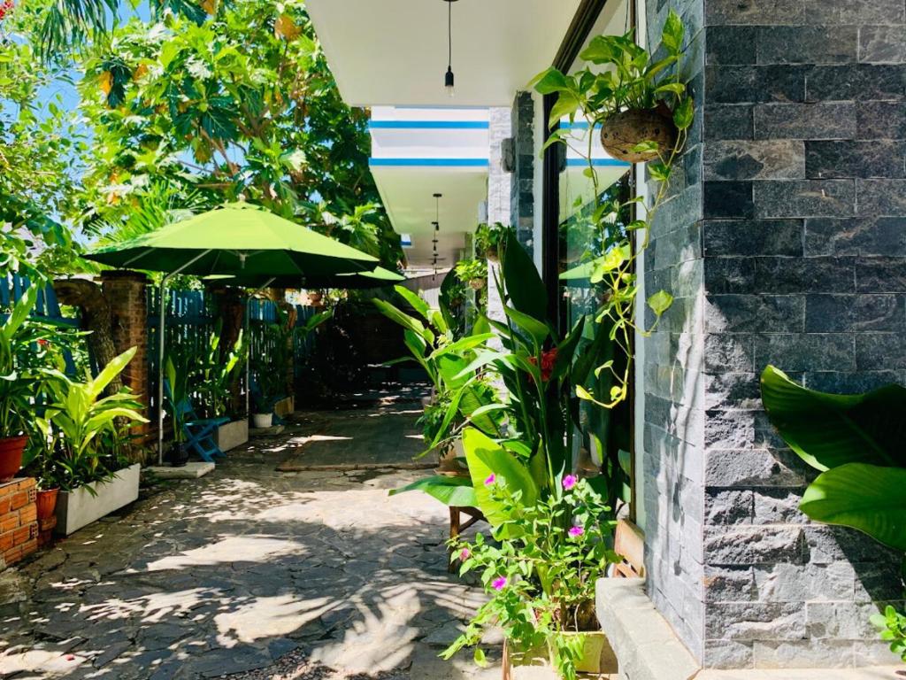 Zahrada ubytování Homestay Ocbien