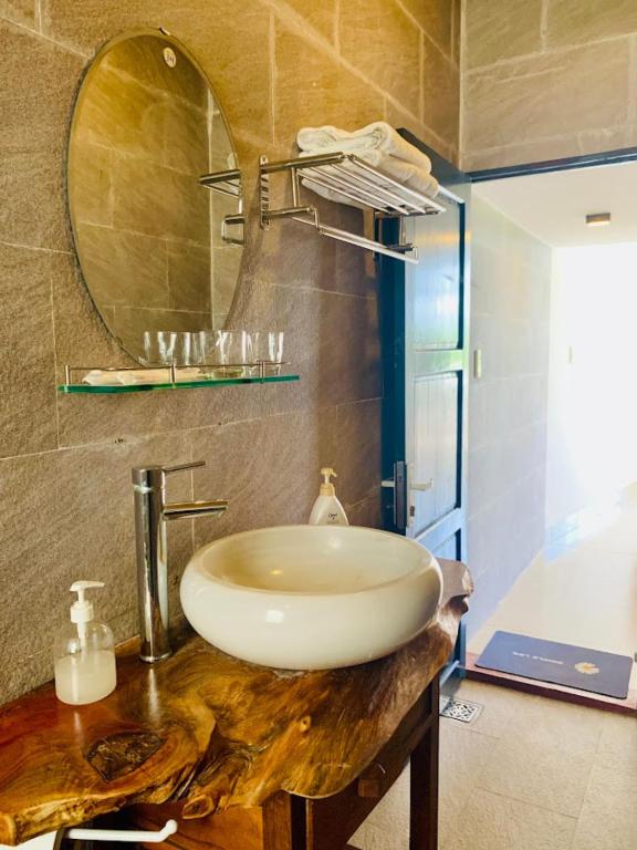 Koupelna v ubytování Homestay Ocbien