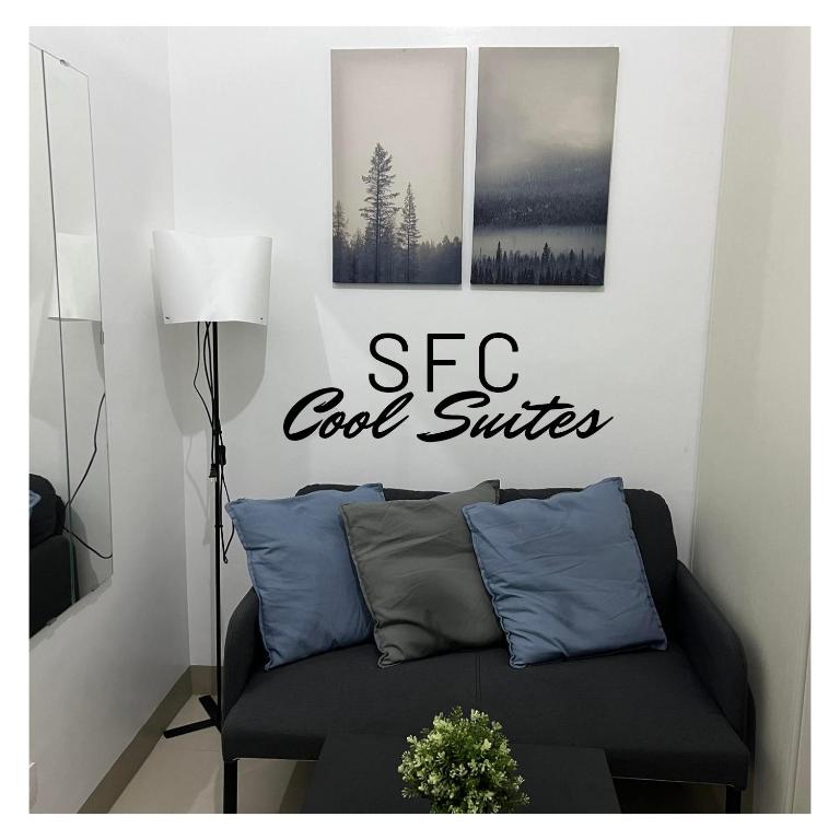 Istumisnurk majutusasutuses SFC Cool Suites by SMDC Tagaytay