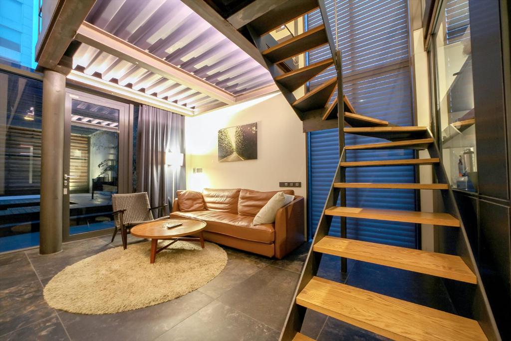 Posezení v ubytování JS Boutique Hotel