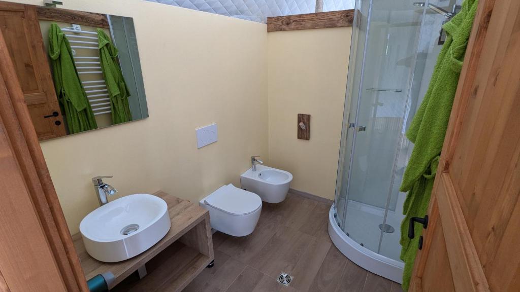 Koupelna v ubytování EdenCamp glamping