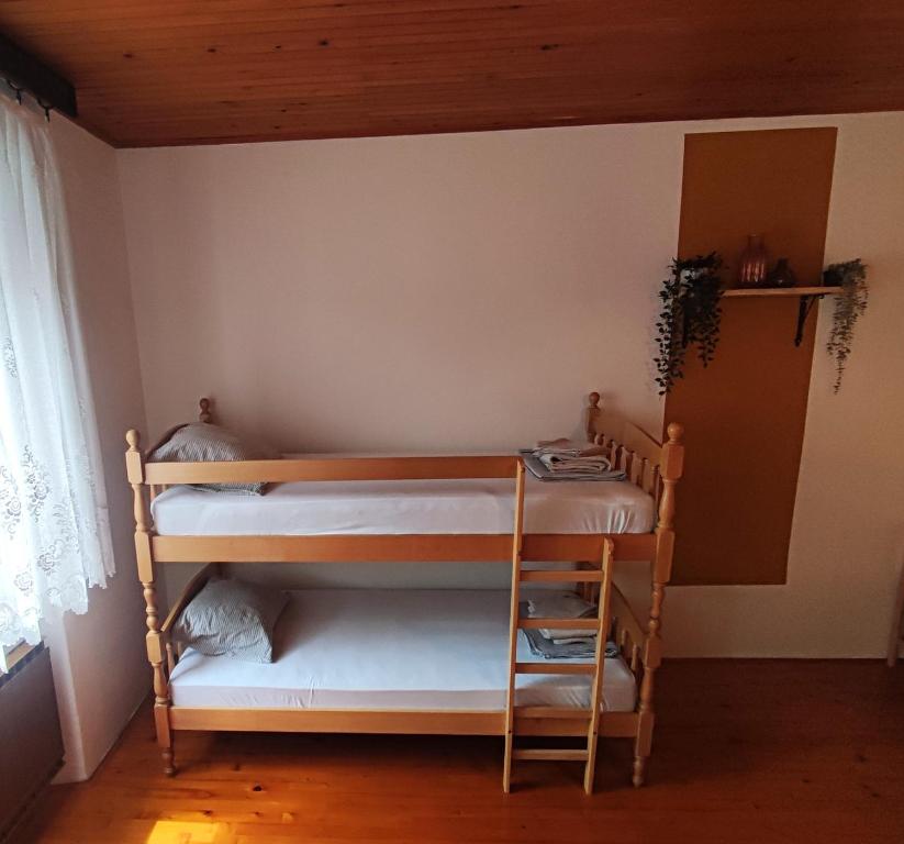 Postel nebo postele na pokoji v ubytování Family Hostel Pivka