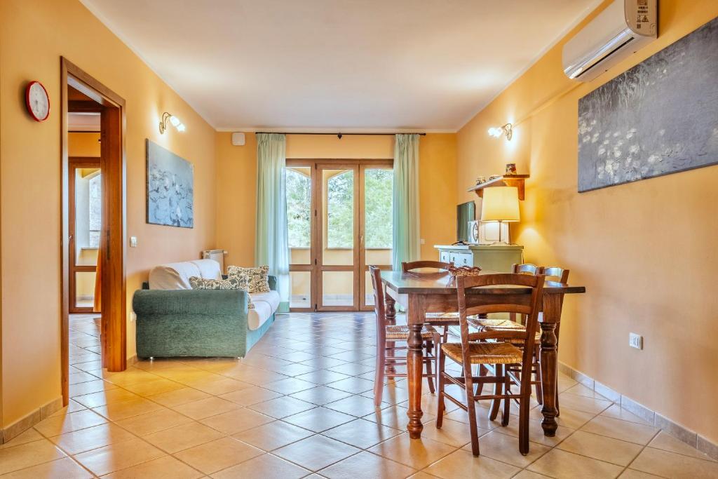 Posezení v ubytování Residence with swimming-pool and thermal pools in Sorano