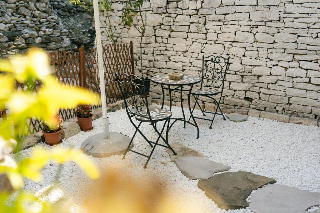 Patio nebo venkovní prostory v ubytování Petrichor