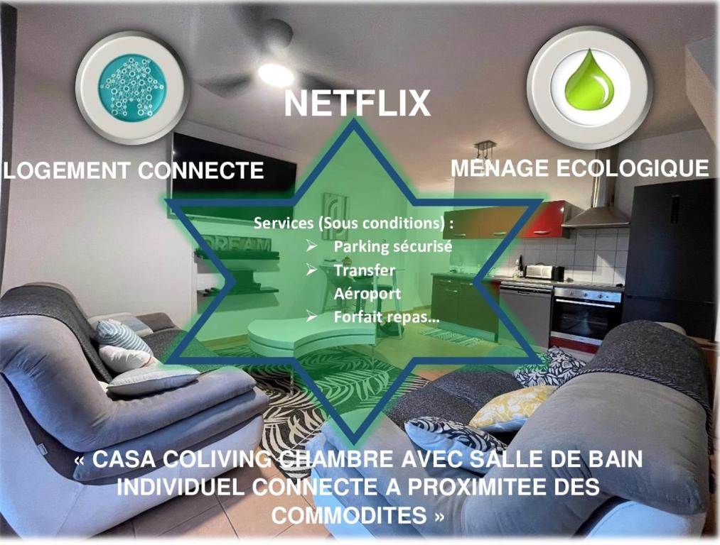 Fotografie z fotogalerie ubytování CASA COLIVING avec chambre salle de bain individuelles privatives v destinaci Saint-Pierre